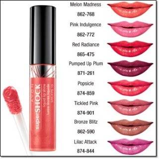  Avon SuperSHOCK Lip Shine SPF 15 Tickled Pink Beauty