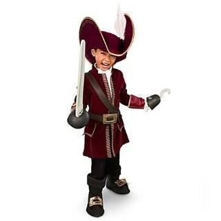  Captain Hook Pirate Costume for Boys Size Medium 7/8