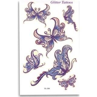  Glitter Enchanted Butterfly Tattoos #9 Clothing