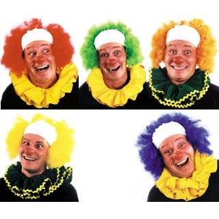  Clown Wigs in Many Colors Clothing