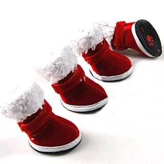    Pet Life Spring Mesh Shoes in White & Red   Small