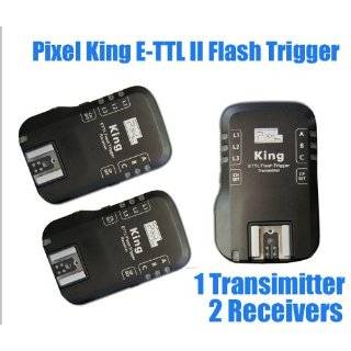 PIXEL King Wireless Radio E TTL II E TTL Flash Trigger for Canon DSLRs 
