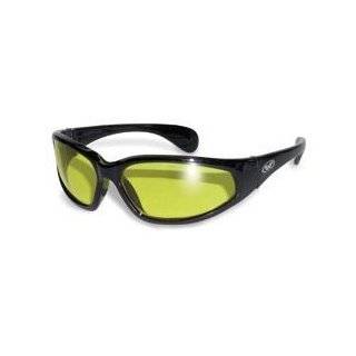  The Wrap Yellow Tint Lens Wide Wrap Sunglasses Clothing