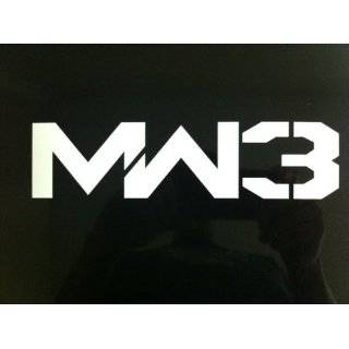  SCAR Modern Warfare 3 Decal Sticker Peel and Stick Black 