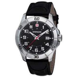 Mens Wenger 70485 Alpine Watch with Leather Band