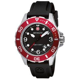   Wenger 72233 AquaGraph 1000m Divers Watch with Rubber Strap Band