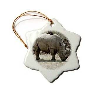  December Diamonds Zoology Collection White Rhino Ornament 