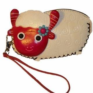   Genuine Leather Wristlet Change Purse, a Cow Pattern Design Clothing