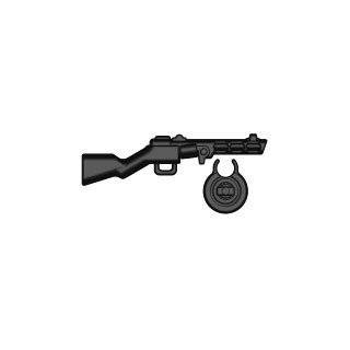   Exclusive 2.5 to 4 Inch Scale Figure Style LOOSE Weapon PPSH Black