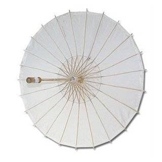 White Paper Wedding Party Parasol 32in #13289