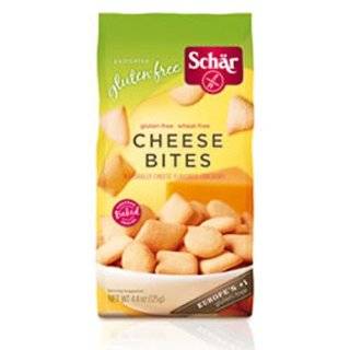 Schar, Cracker Gf Chs Bites, 4.4 OZ (Pack of 6)  Grocery 