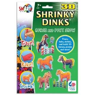  Shrinky Dinks I Love Horses Toys & Games