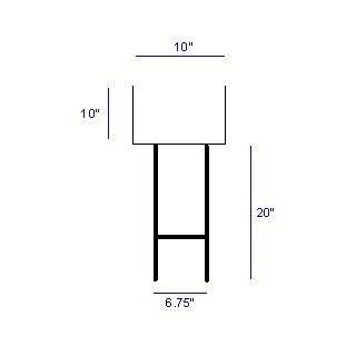 com Heavy Duty H Frame Wire Stakes (Pkg of 25/$2.75 ea)   Yard Sign 