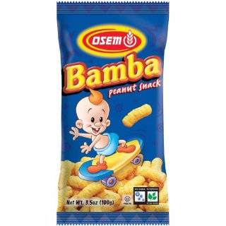 Osem Bamba Snacks, Peanut Flavored, 3.5 Ounce Packages (Pack of 24)