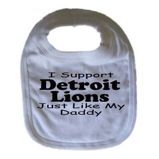 Detroit Lions Baby Bib Funny Bib Personalized Bib