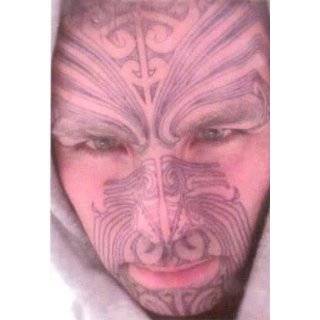 Maori Moko Temporary Face Tattoo Makeup Kit   Set of 2