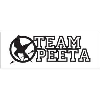  Hunger Games Team Peeta Design 2 Sticker Decal. Black 