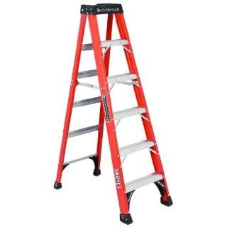   300 Pound Duty Rating Aluminum Step Ladder, 6 Foot