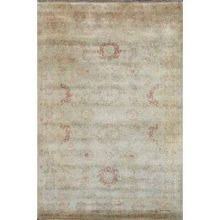  Sale Neutral 5x8 Hand Knotted Rug Wool Oushak RUG H476