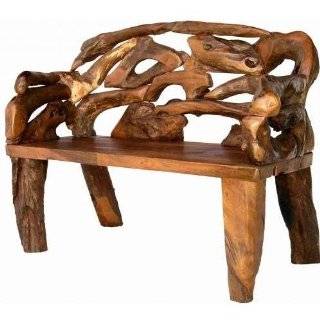  Badland Root Chair (Teak) (43H x 39W x 33D) Patio 