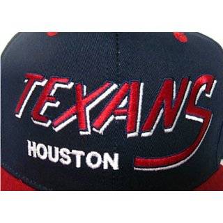 NEW Houston Texans NFL Two Tone Vintage Snapback Flatbill Cap / Hat