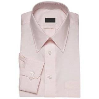   Cotton Business Dress Shirt Wrinkle Free Poplin Long Sleeve Baby Pink