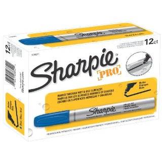   Pro Bullet Tip Industrial Strength Permanent Marker, 4 Colored Markers
