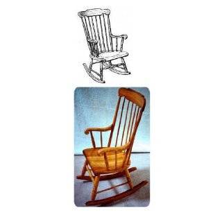 Boston Rocking Chair Plan (Woodworking Project Paper Plan)