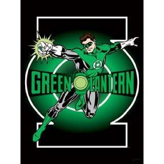 DC Comics ~ Green Lantern In Front of Emblem ~ Textile Fabric Poster 