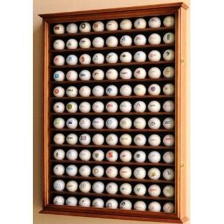  108 Golf Ball Display Case Cabinet Wall Rack Holder w/ UV 