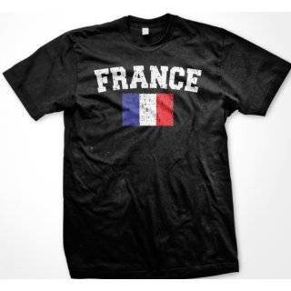 France Flag International Soccer T shirt, French Soccer Mens T shirt
