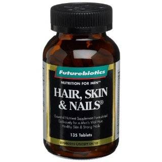 Futurebiotics Hair, Skin & Nails Supplement for Men, Tablets, 135 