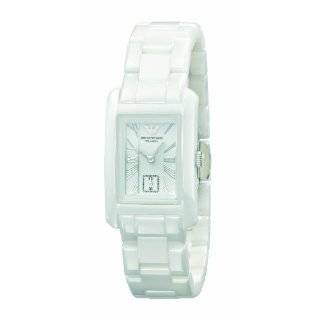  Emporio Armani Ladies White Ceramic Watch with White Dial 