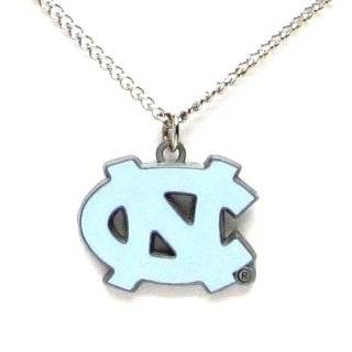 North Carolina Tar Heels   UNC Logo Pendant Rubber Necklace   NCAA 