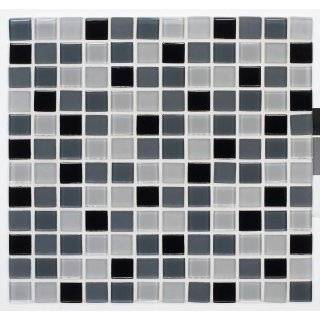 Arizona Tile 1 by 1 Inch Skylights Glossy / Matte Blend Glass Tile on 