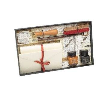 Manuscript Calligraphy Gift Set   Pen, Inks, Wax and Seal
