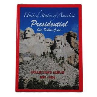 US Presidential Dollar Coin Album Book 2007 2016