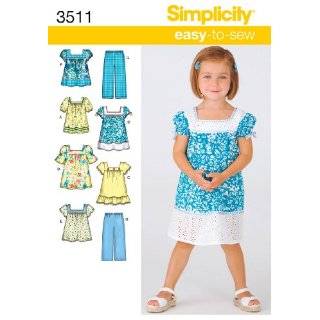  Simplicity Sewing Pattern 2907 Toddler Separates, A (1/2 1 