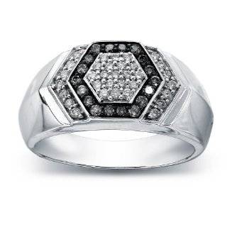 Silvermist Diamonds Sterling Silver Solid Mens Ring 3/4ctw Jewelry 