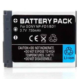  NEW Battery for Sony CyberShot DSC T2 DSC T200 DSC T300 