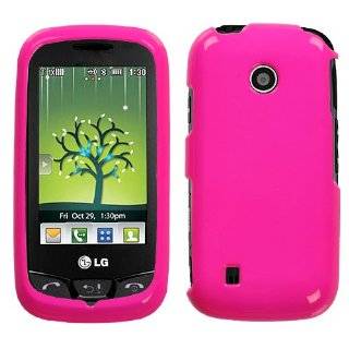  LG COSMOS TOUCH VN270 BLACK/HOT PINK ZEBRA HARD CASE Cell 
