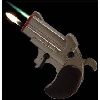  45 DEGREE ANGLE 9MM HAND GUN DECAL BUTANE TORCH LIGHTER 