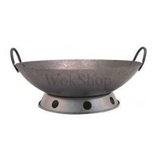 14 inch Carbon Steel Hand Hammered Wok (incl. wok ring)