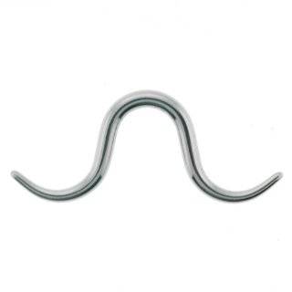   Horn Curved Pencleton Mustache Septum Piercing 4mm 