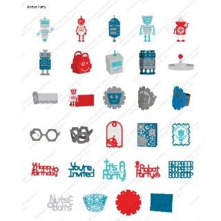  My Minds Eye Lil Robots Scrapbooking Paper and 