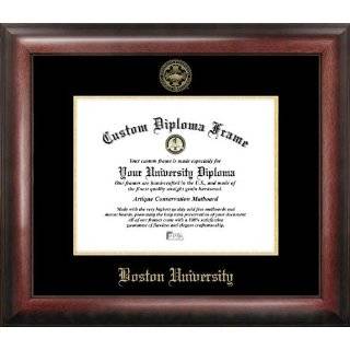  BOSTON UNIVERSITY Diploma Frame with Artwork in Classic 