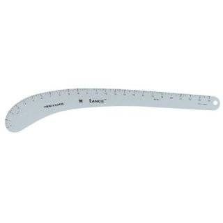  French Curver Ruler ~ 12 Arts, Crafts & Sewing