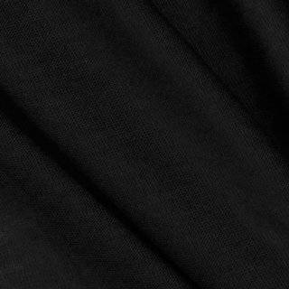  68 Wide Organic Cotton Interlock Knit Black Fabric By 