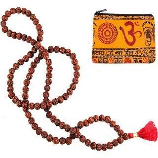  108 Beads SHIVA YOGA 5 Mukhi RUDRAKSHA Seeds Mala 