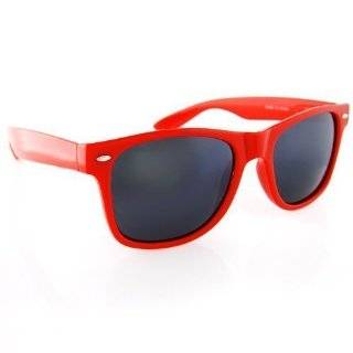 Vintage Black Wayfarer Style Sunglasses   15 Colors (Red, White, Black 